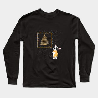 westie christmas tree dog Long Sleeve T-Shirt